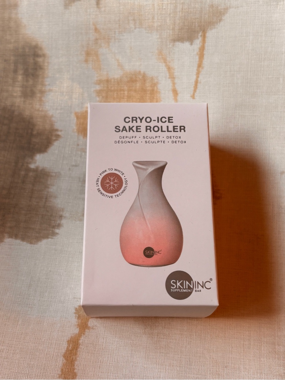 Cryo-Ice Sake Roller — Pink Facial Cooling Sculptor